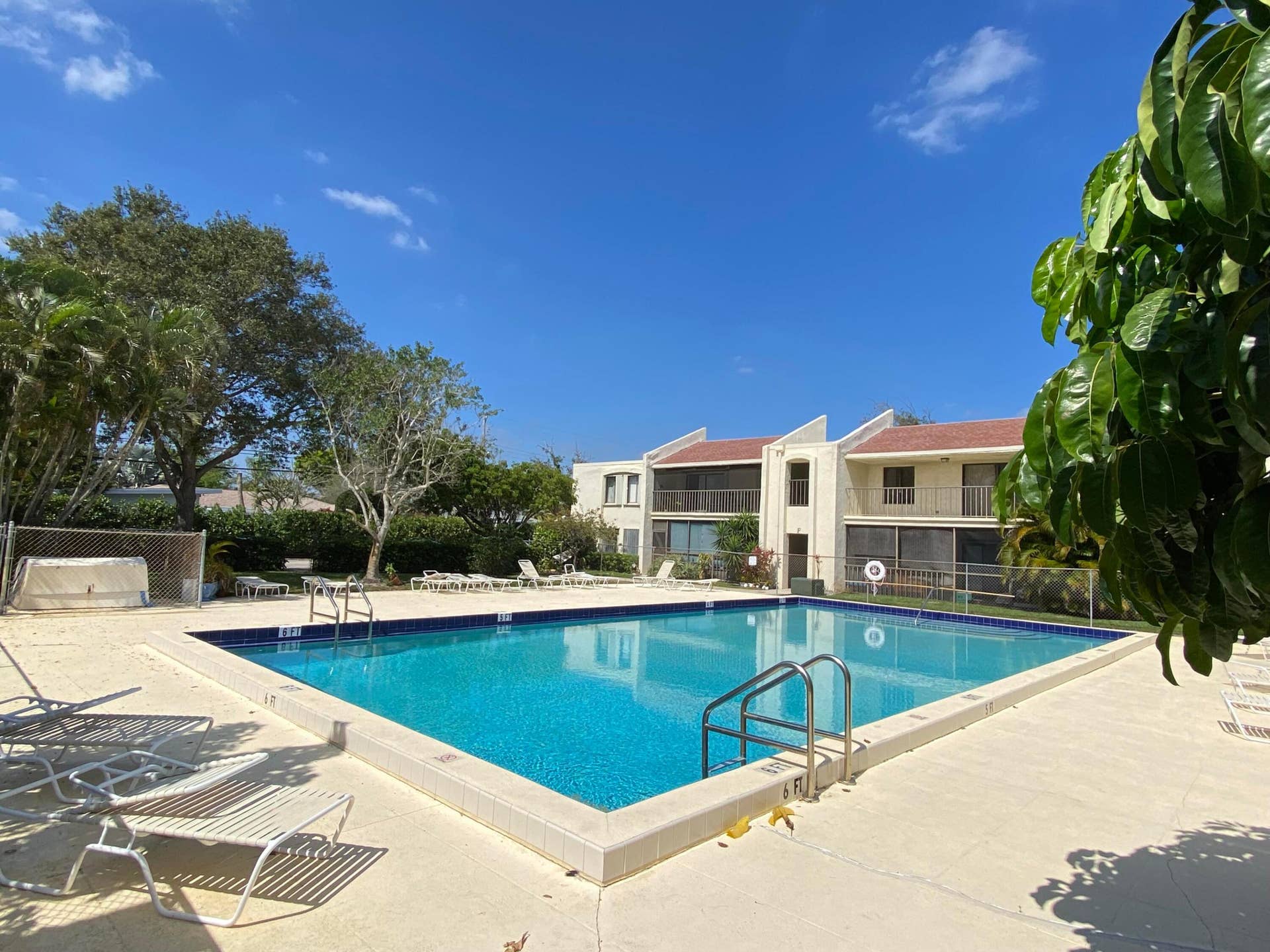 Pool to clubhouse