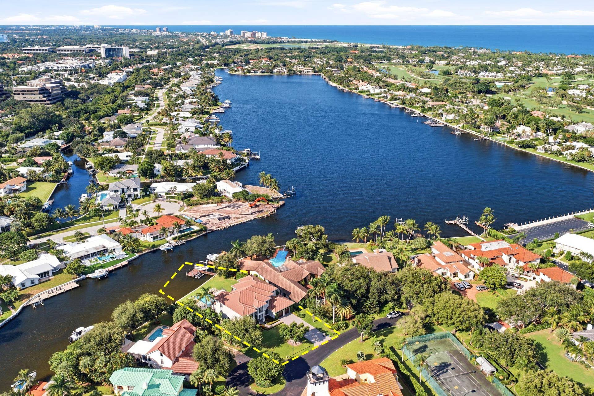 1950 Portage Landing N, North Palm Beach, FL 33408 AERIAL VIEW