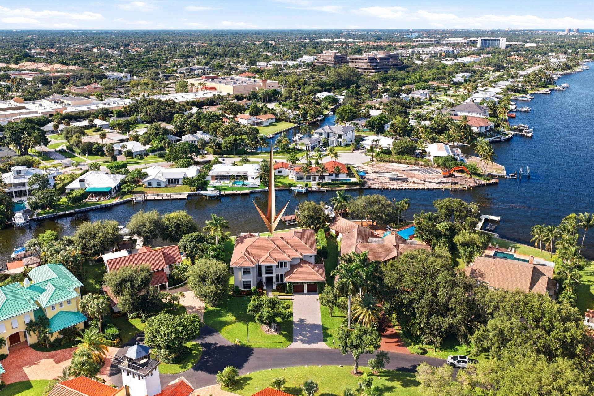 1950 Portage Landing N, North Palm Beach, FL 33408 AERIAL VIEW