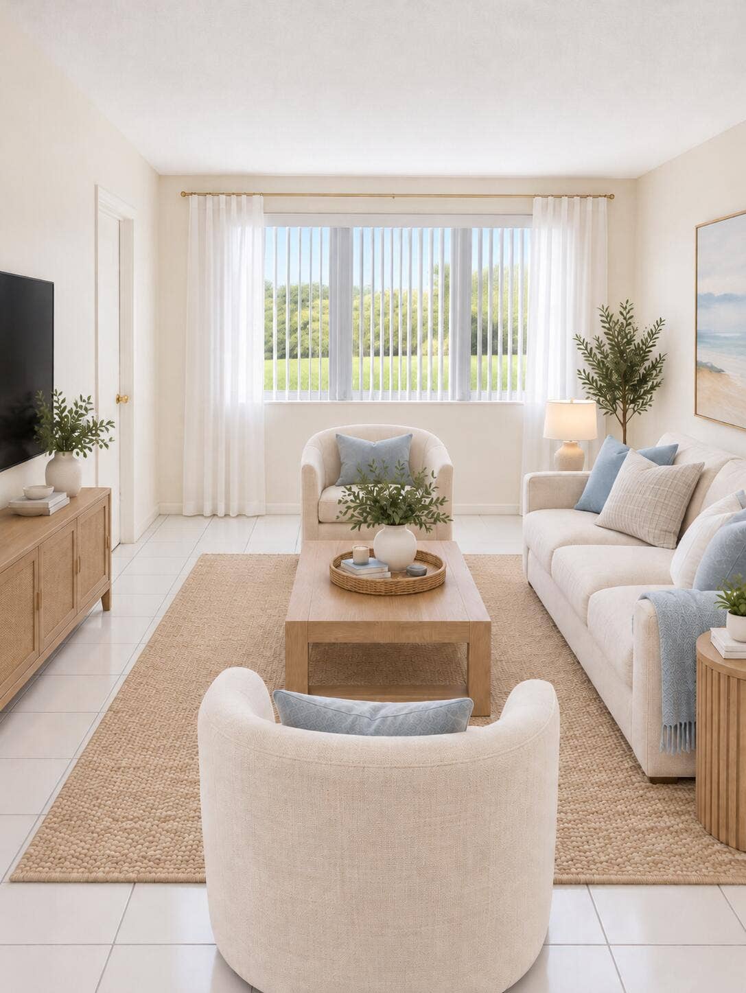 DISCLAIMER: This photo is virtually staged using AI-generated furnishings