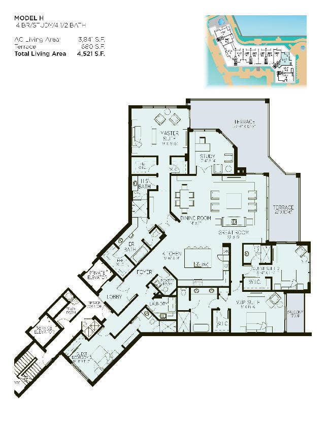 2700 Donald Ross Road, #303, Palm Beach Gardens, FL 33410 Model H