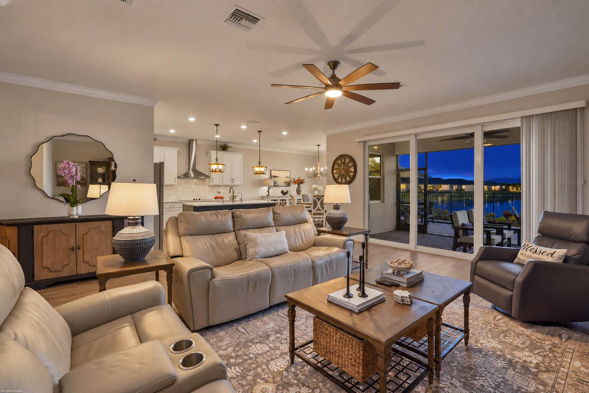 Open great room living area