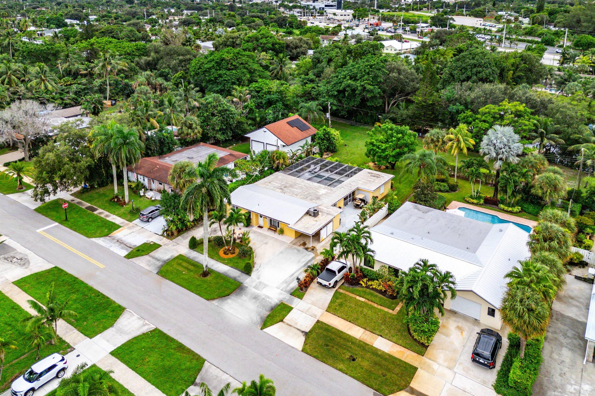 Aerial of House