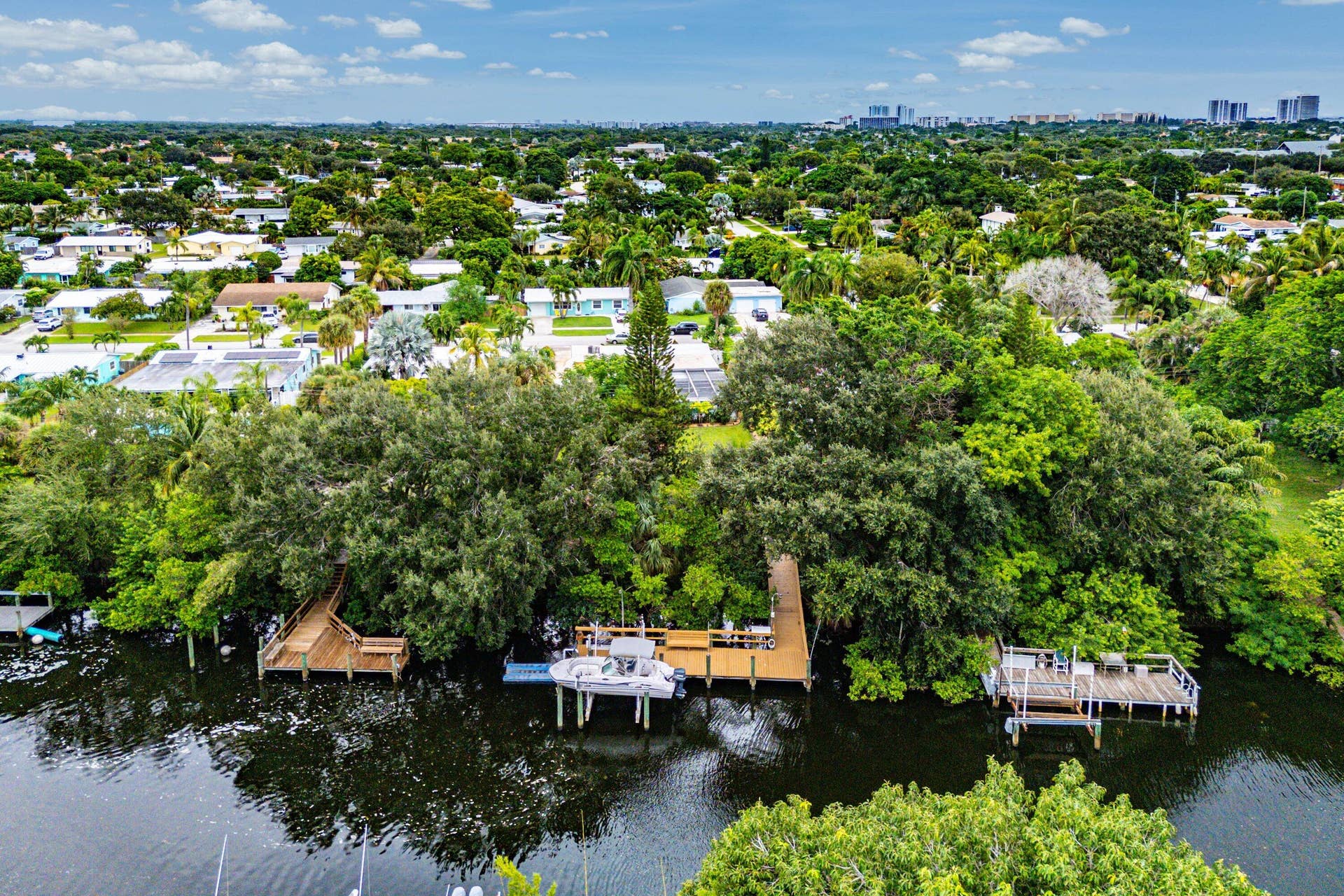Aerial of Dock