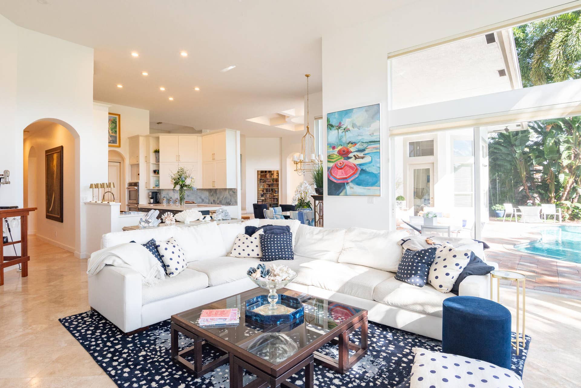 Family Room and Kitchen