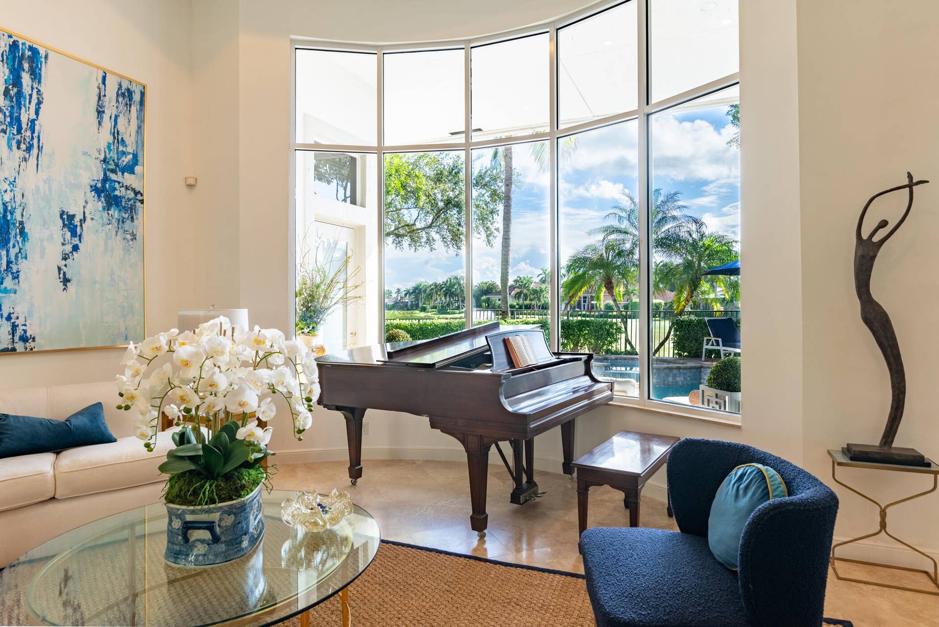Piano in Living Room