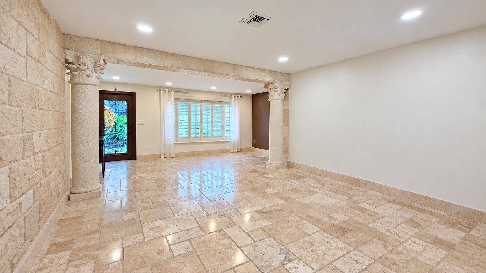 living room unfurnished