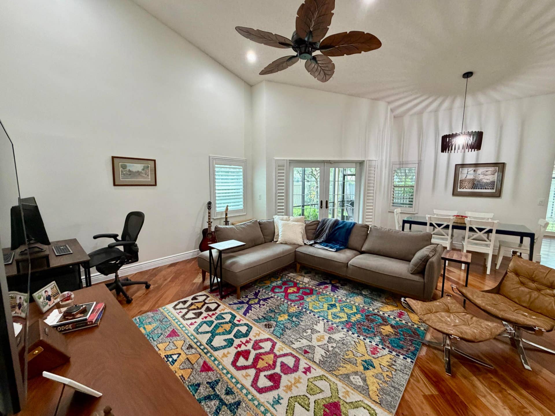 Living Room and Dining Area