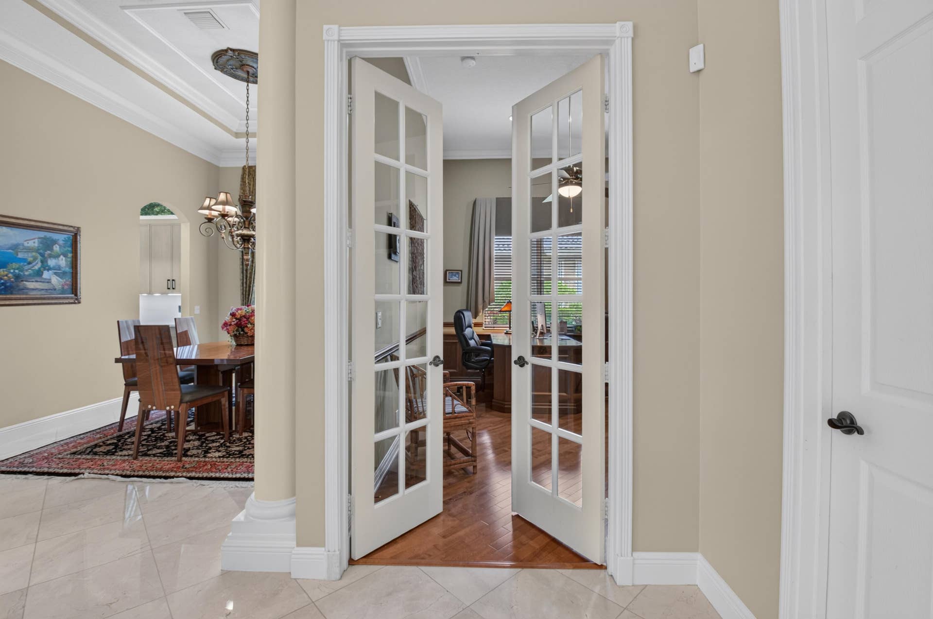 6946 MILANI Street, Lake Worth, FL 33467 French Doors to Den