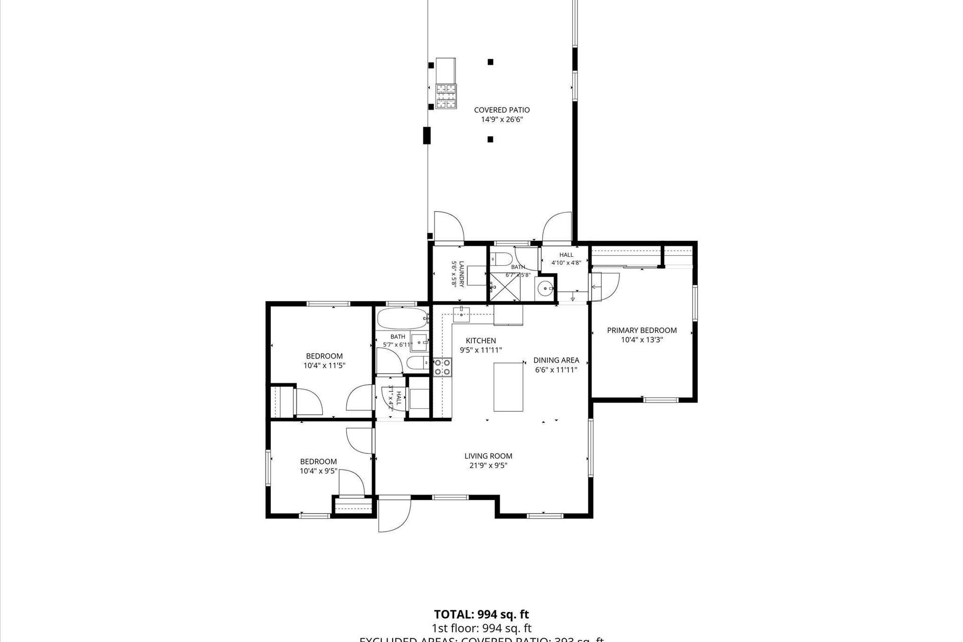 1023 N 25th Avenue, Hollywood, FL 33020 01-Floor Plan