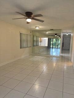 Living into dining area