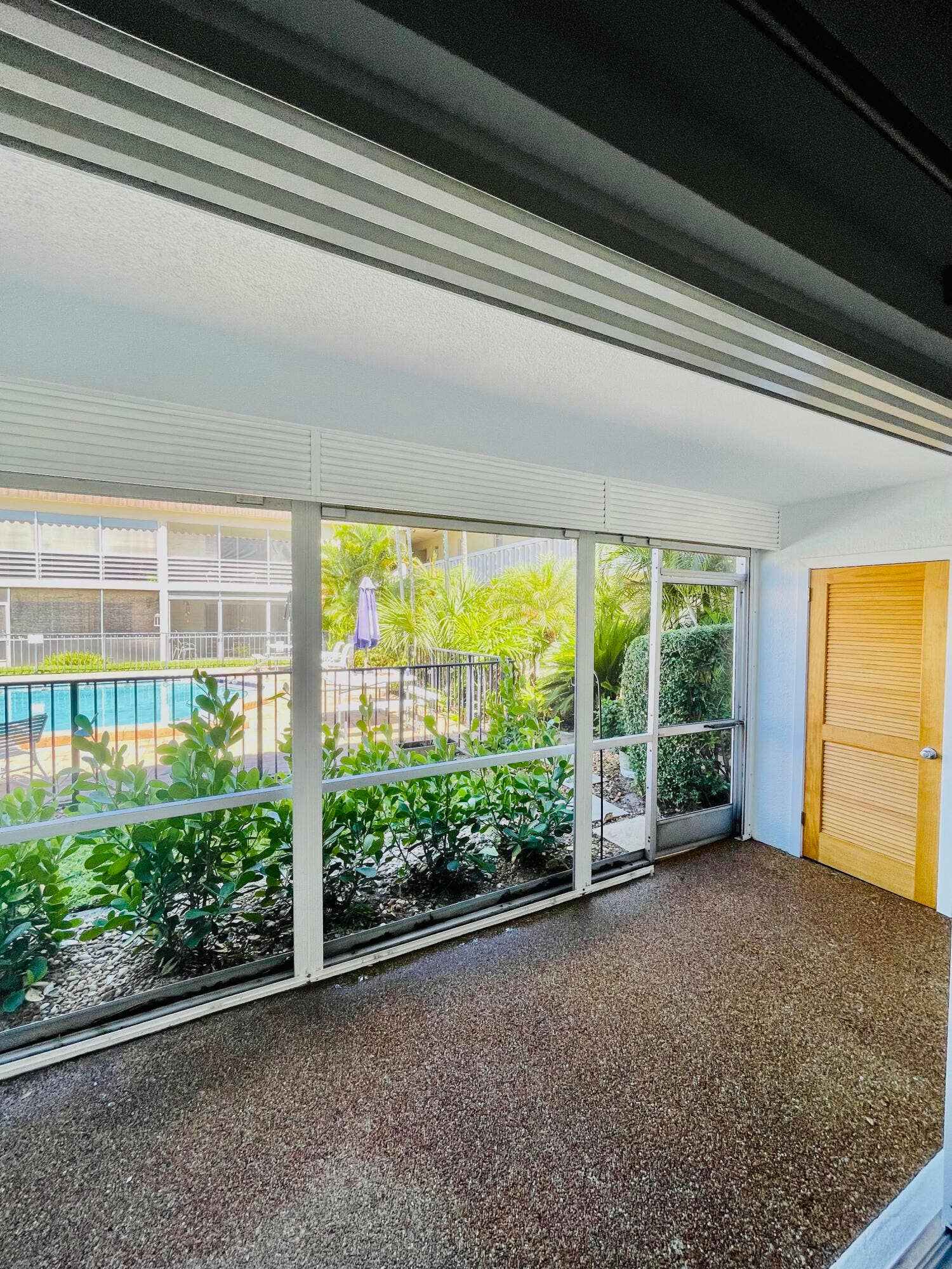 Screened-in patio