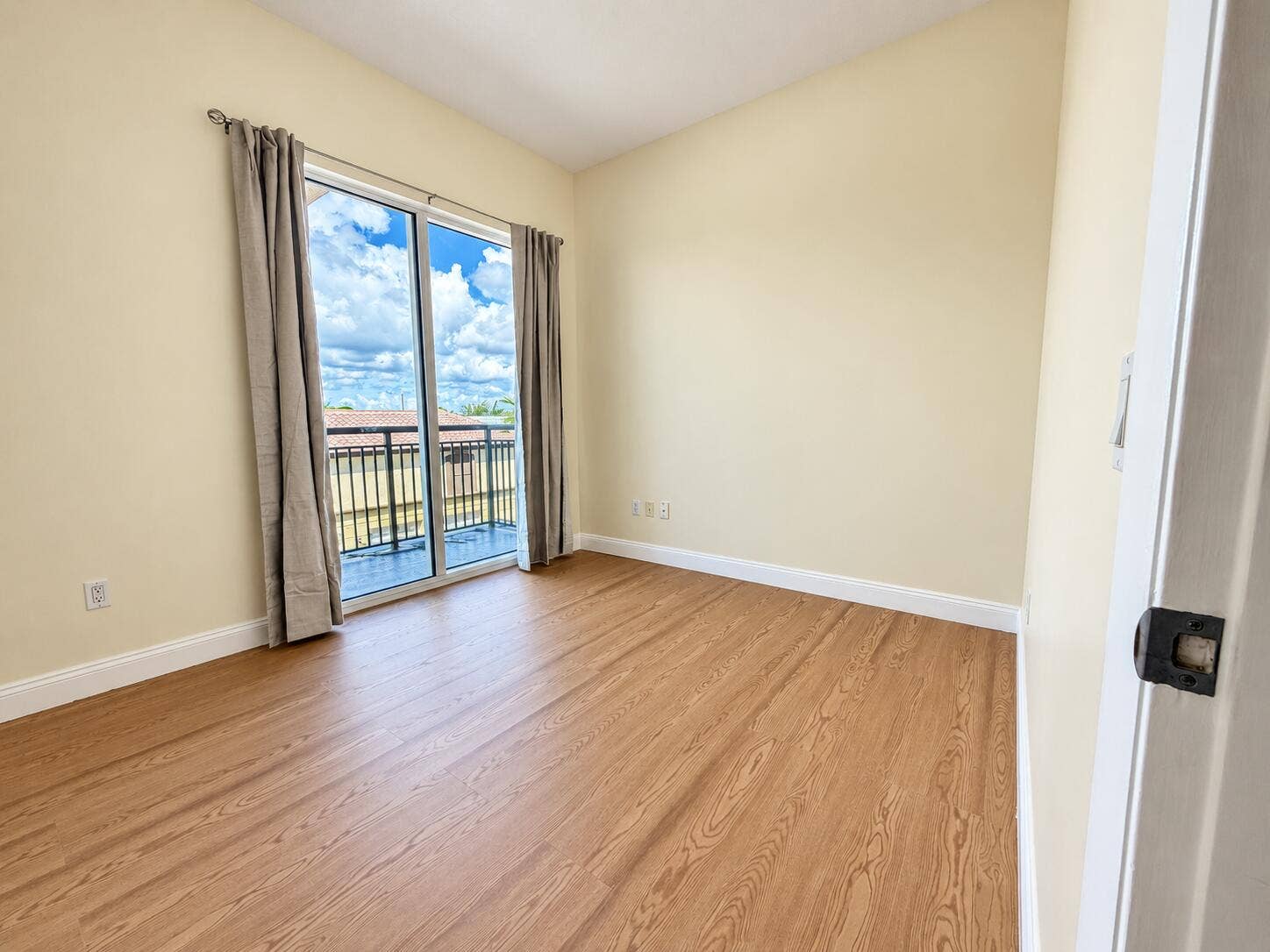 Brightened natural real estate interior-