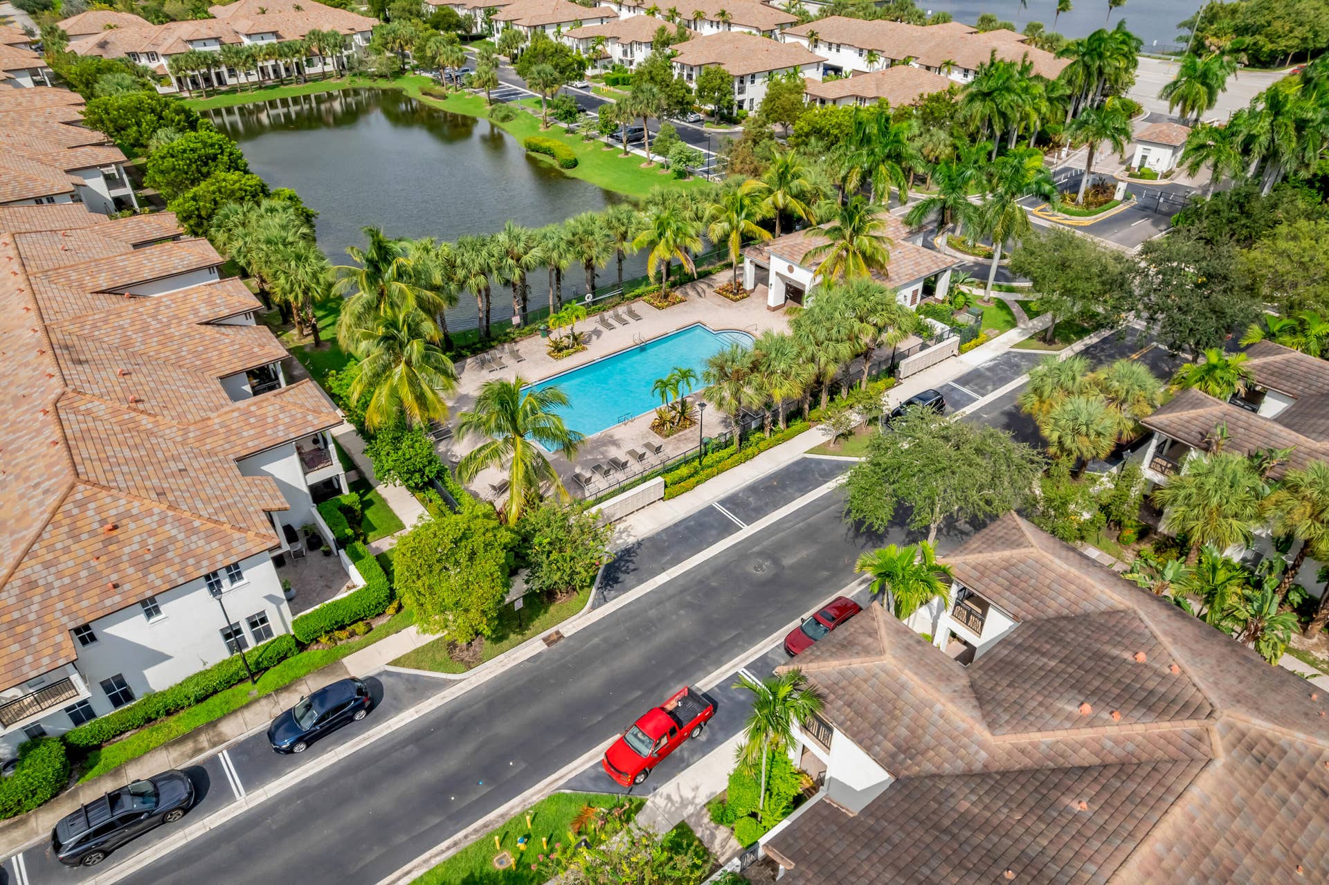 4784 Acadian Trail, Coconut Creek, FL 33073 Aerial of pool