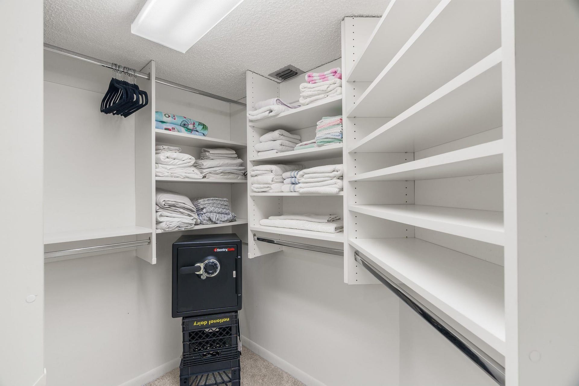Closet in primary bedroom