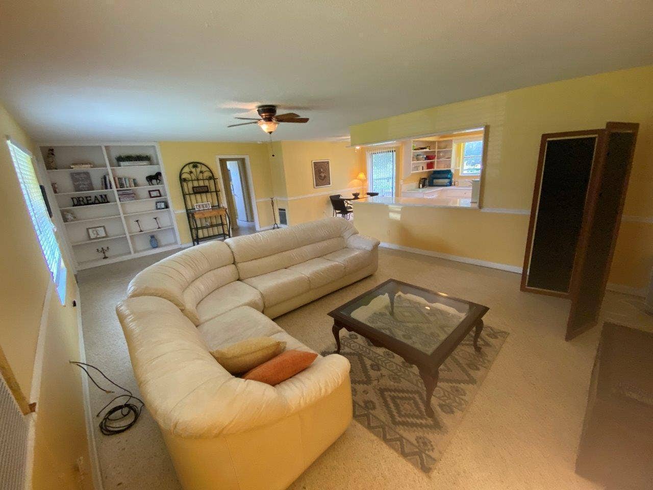 Great Room Looking Toward Kitchen & Dining Rm
