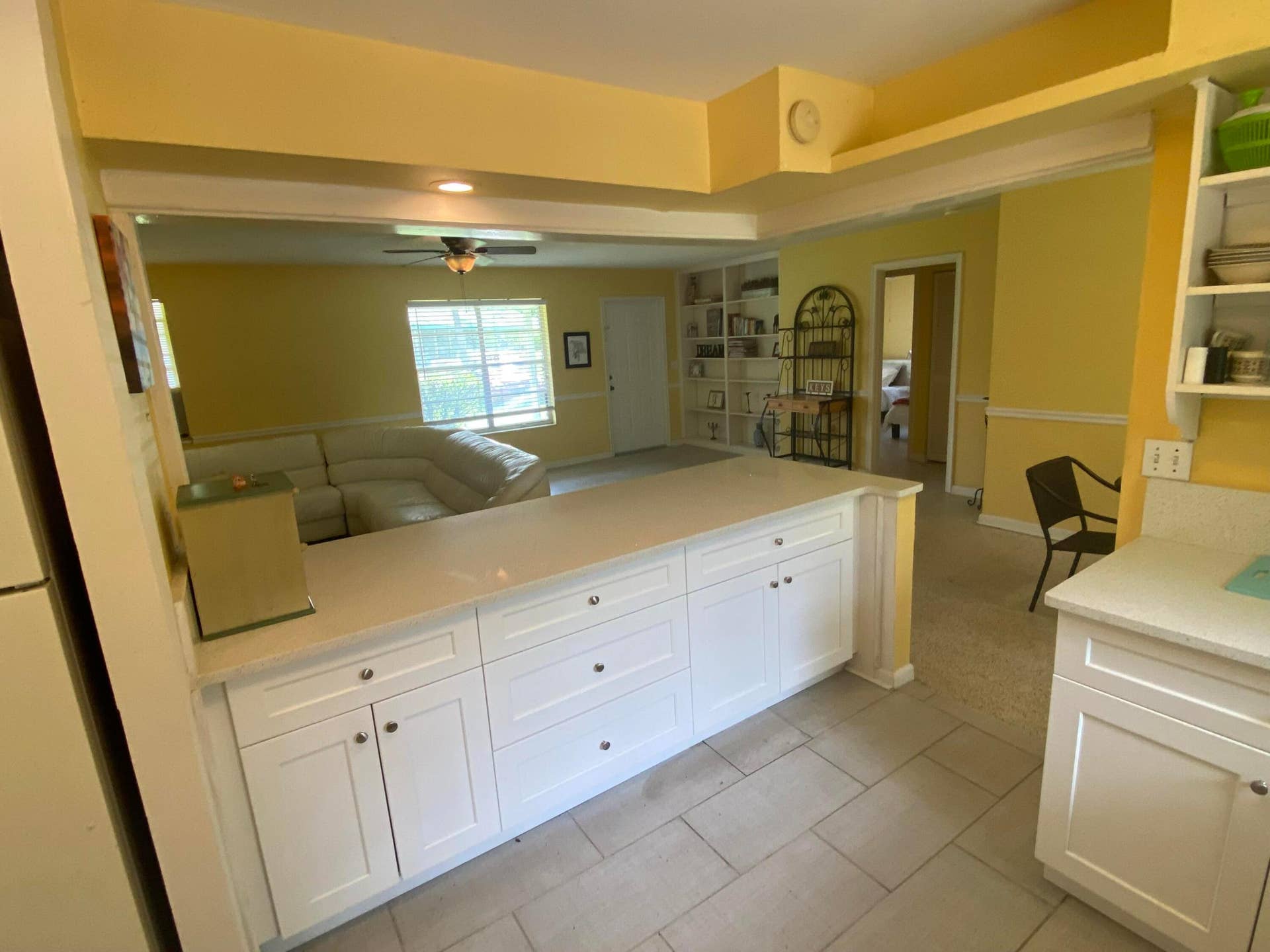 Across Kitchen Looking toward Great Room