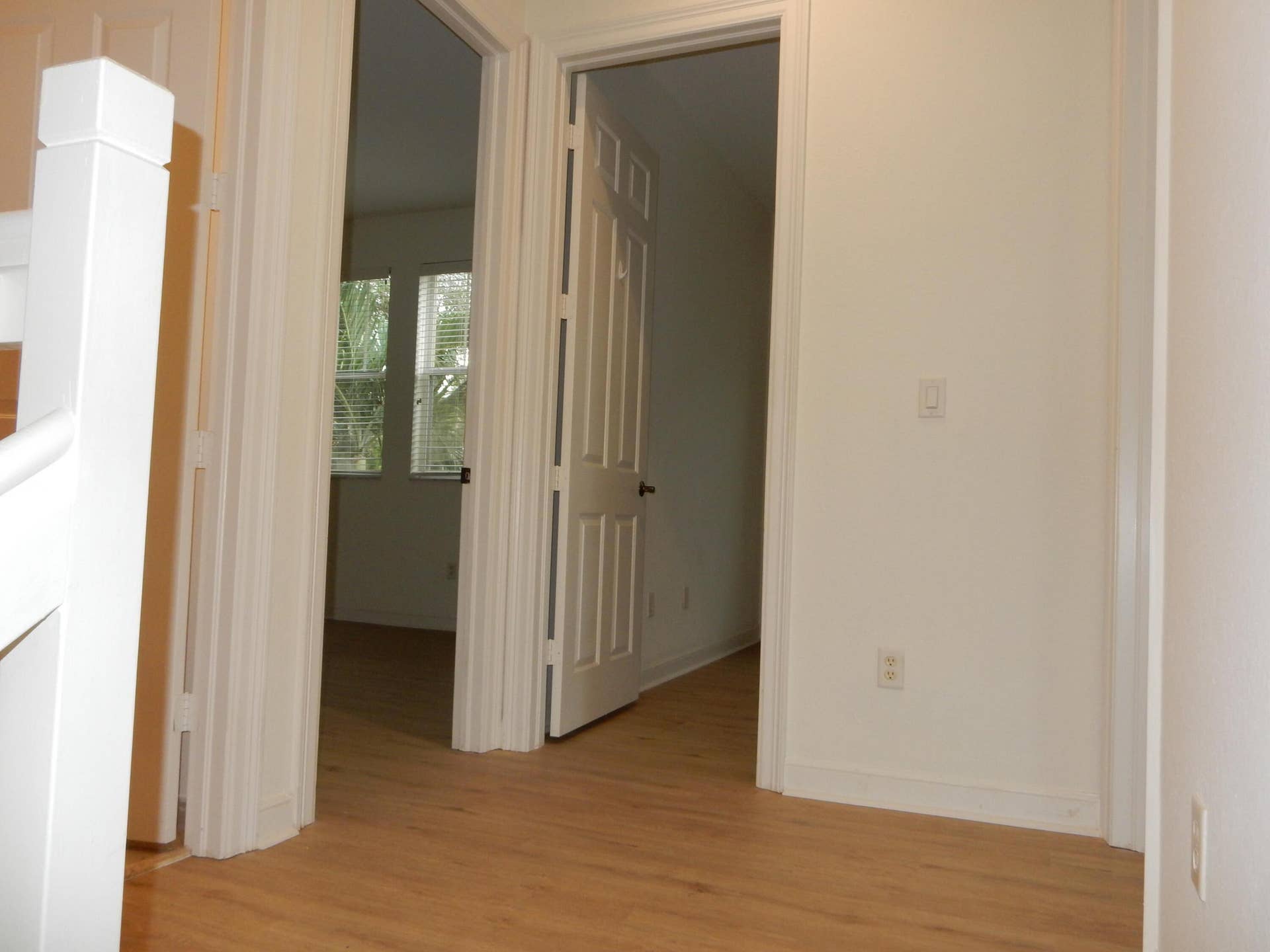 upstairs