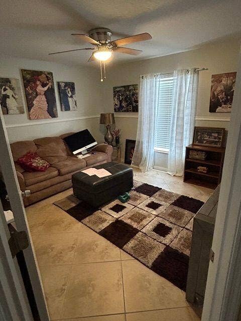 bedroom or tv room