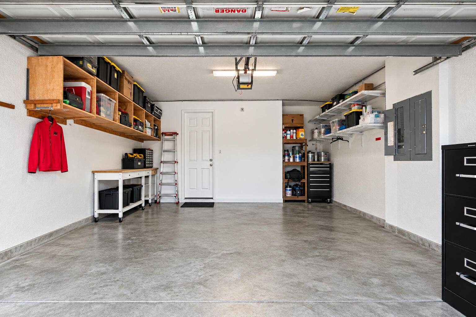 Spacious Two-Car Garage with Storage