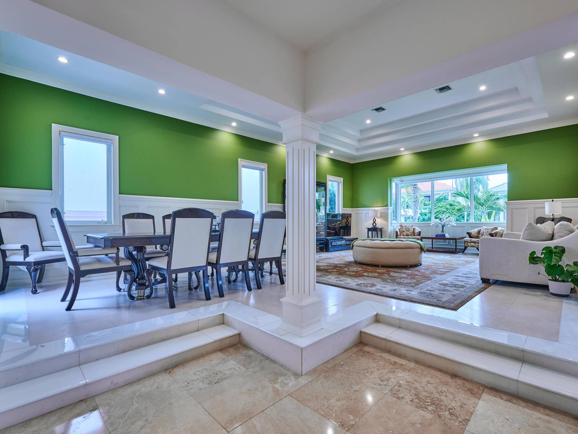 Fabulous dining/living room addition