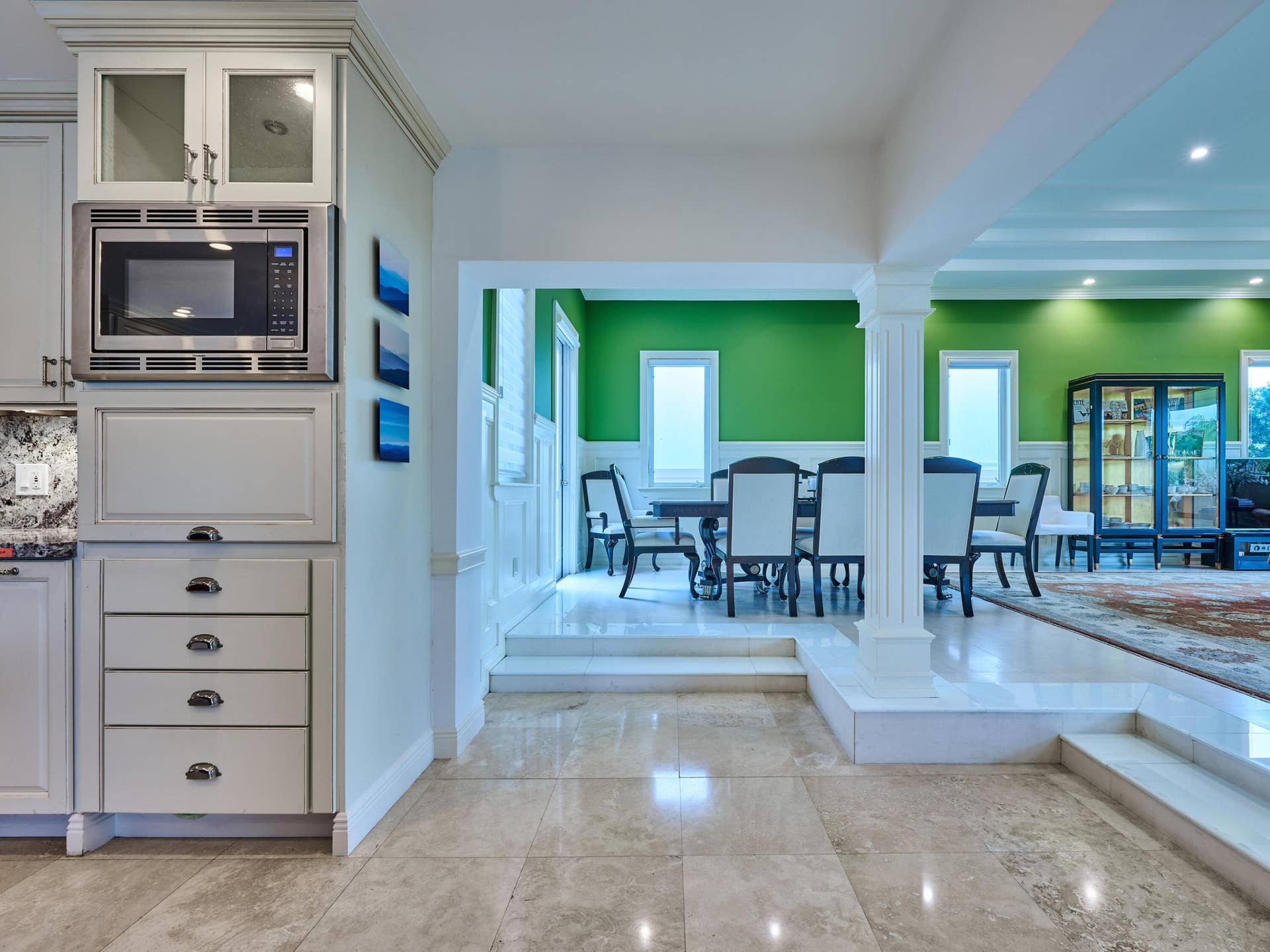 Fabulous dining/living room addition