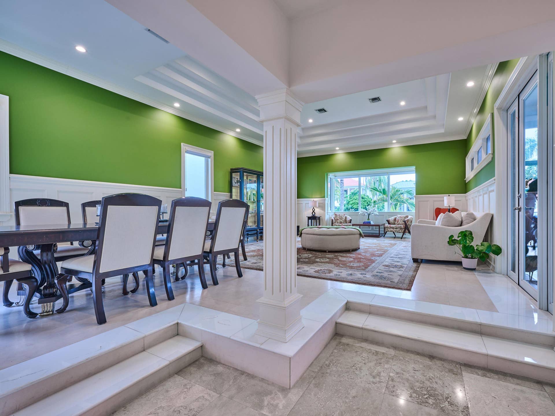 Fabulous dining/living room addition