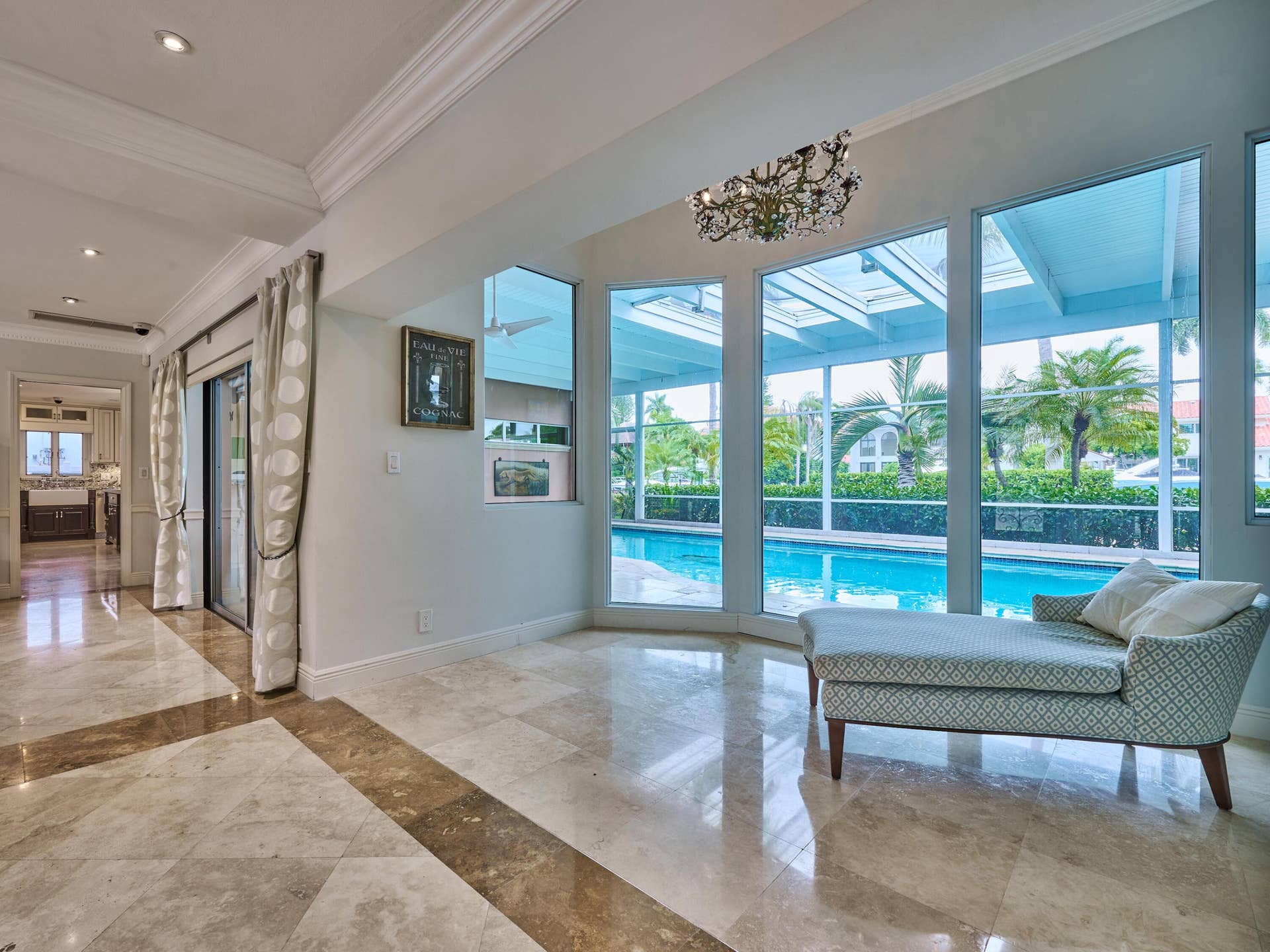 Views from foyer.