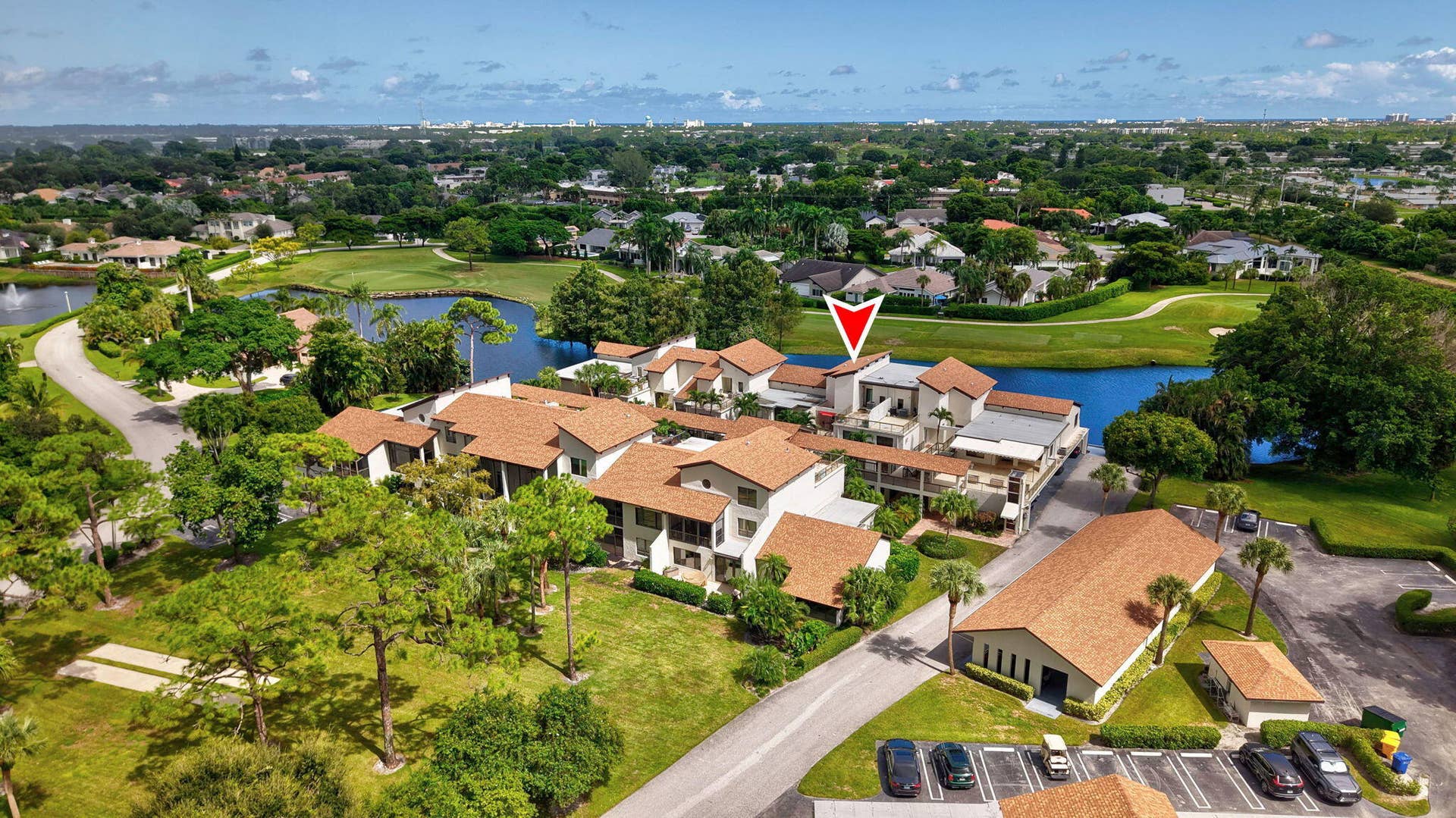 900 Greensward Lane, #209-G, Delray Beach, FL 33445 Multi-story residential buildings with terracotta-style roofs