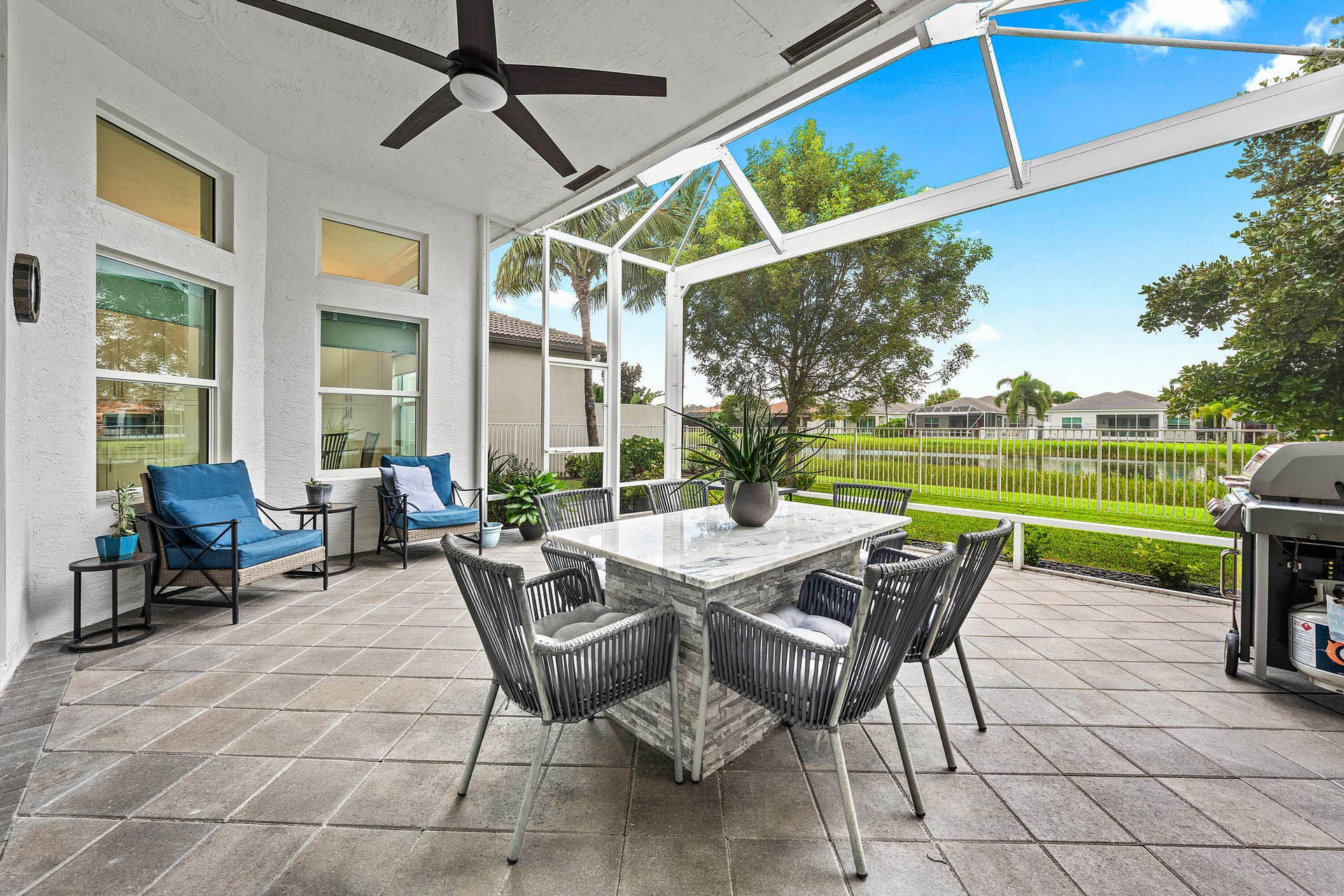 8223 Majestic Mountain Drive, Boynton Beach, FL 33473 Covered Screened Porch