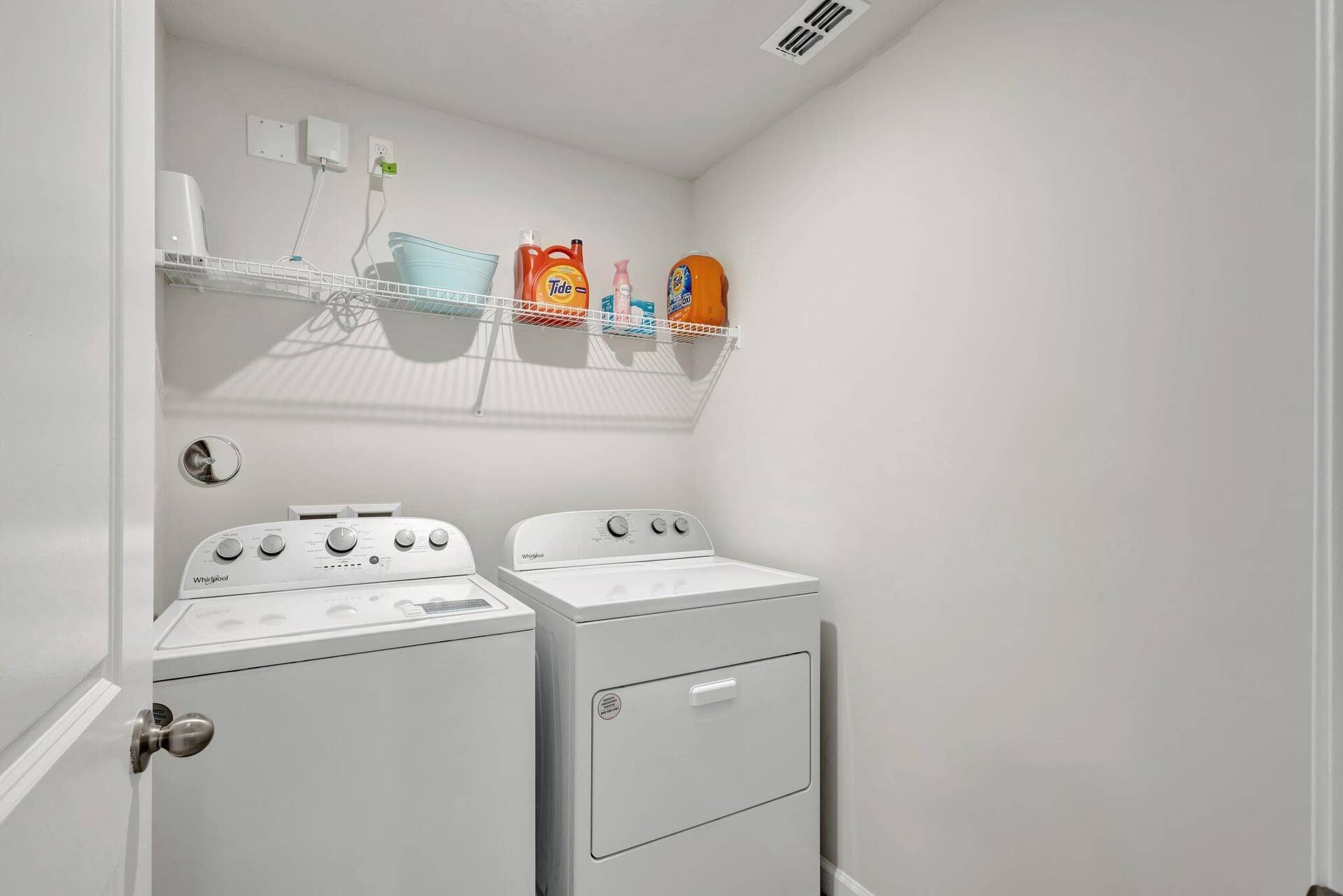 upstairs laundry room