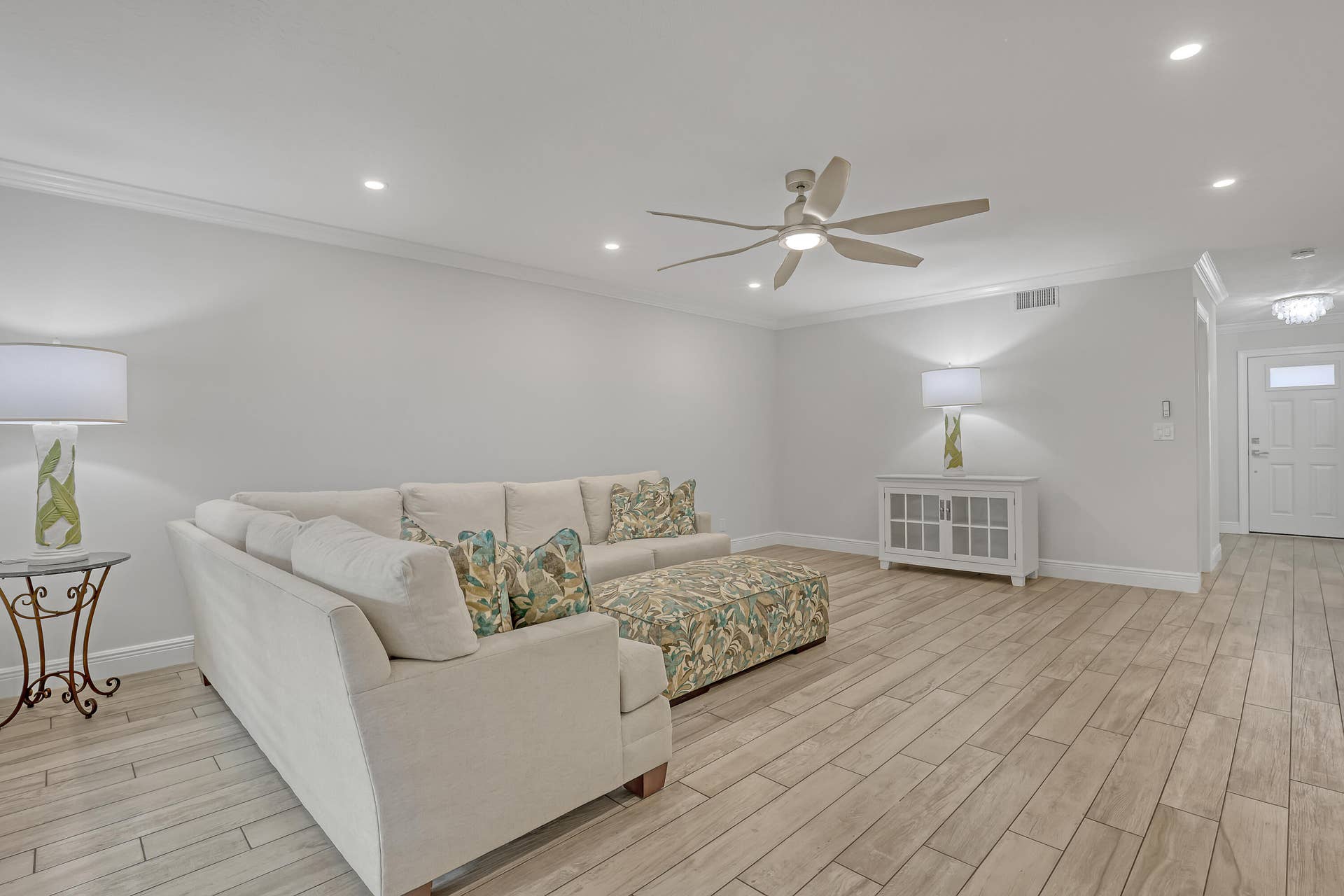 open spacious and bright