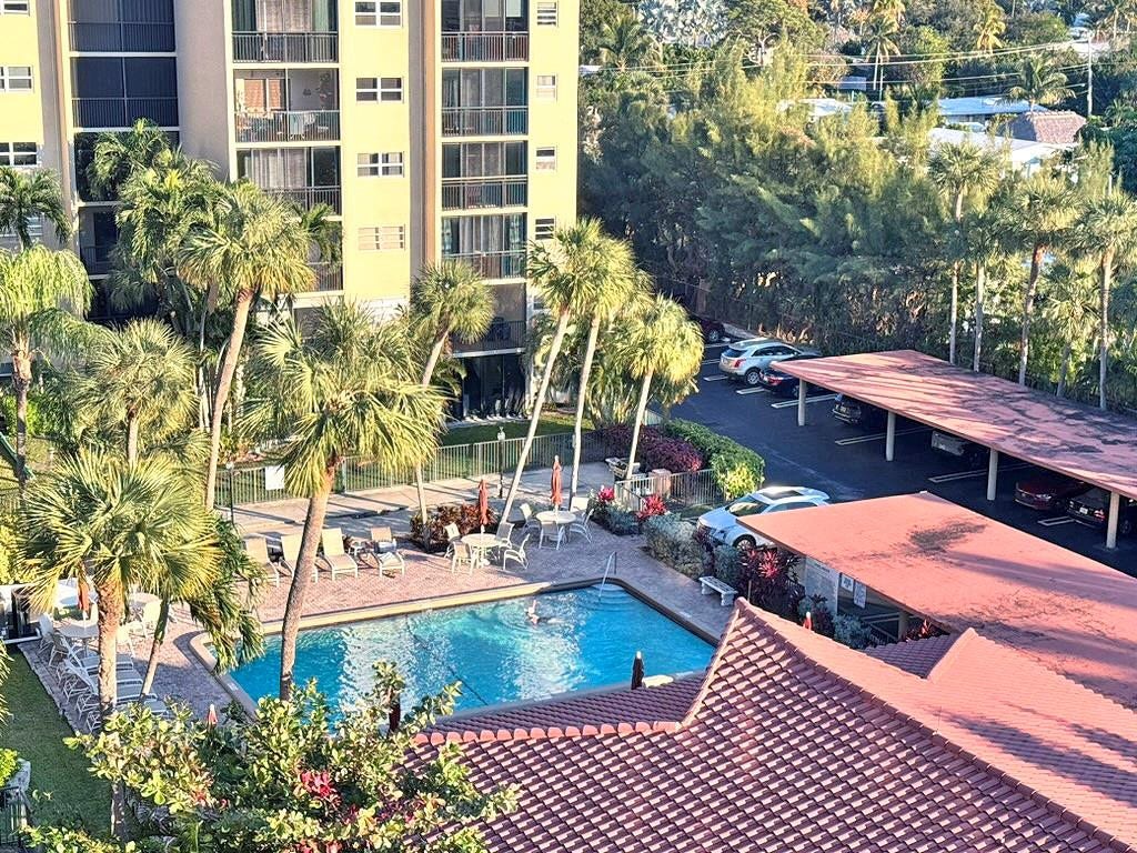 2350 NE 14TH Causeway, #703, Pompano Beach, Fort Lauderdale, FL 33062 View from Slider