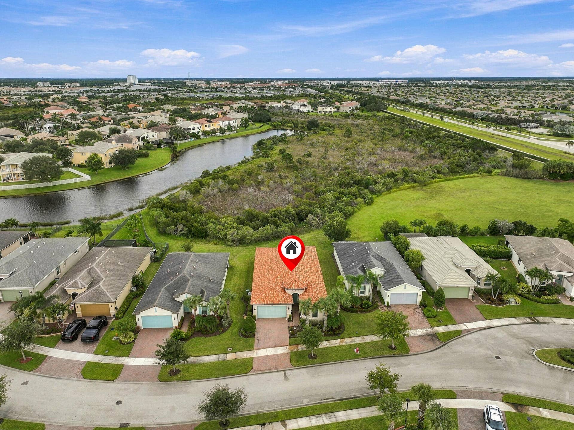 11331 SW LAKE PARK Drive, Port St Lucie, FL 34987 42_aerial view
