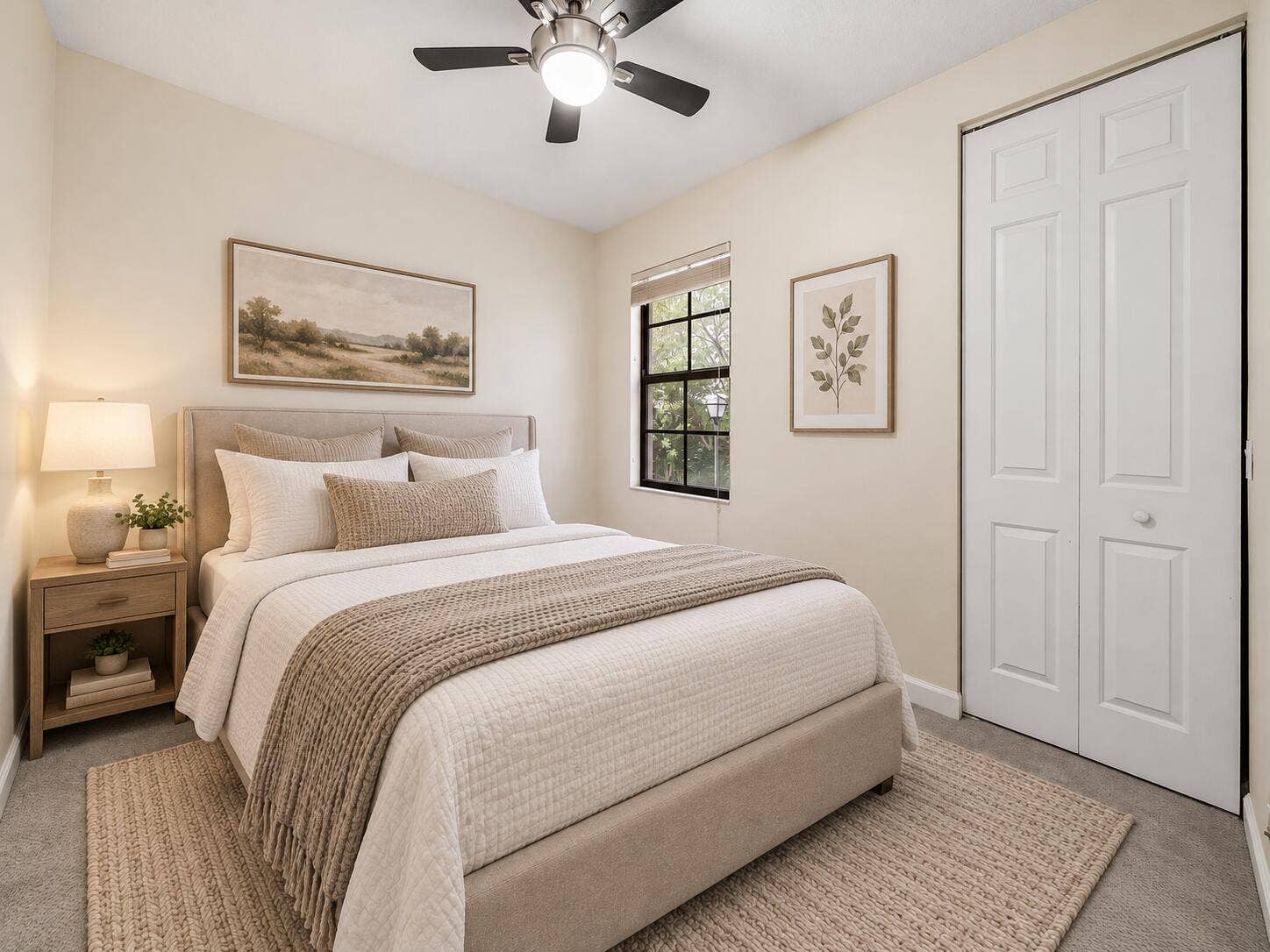247 W Chrystie Circle, Delray Beach, FL 33484 Guest bedroom staged