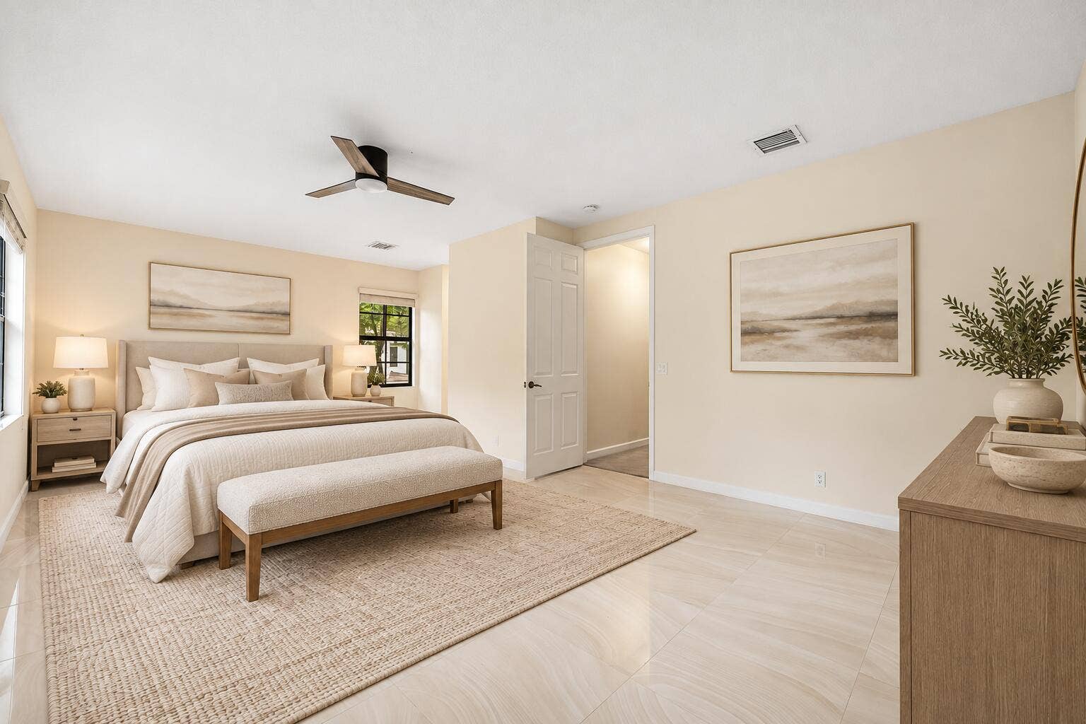 247 W Chrystie Circle, Delray Beach, FL 33484 Primary Bedroom 1 staged