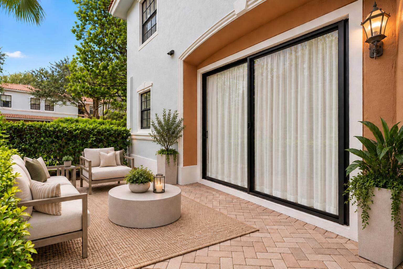 247 W Chrystie Circle, Delray Beach, FL 33484 patio staged