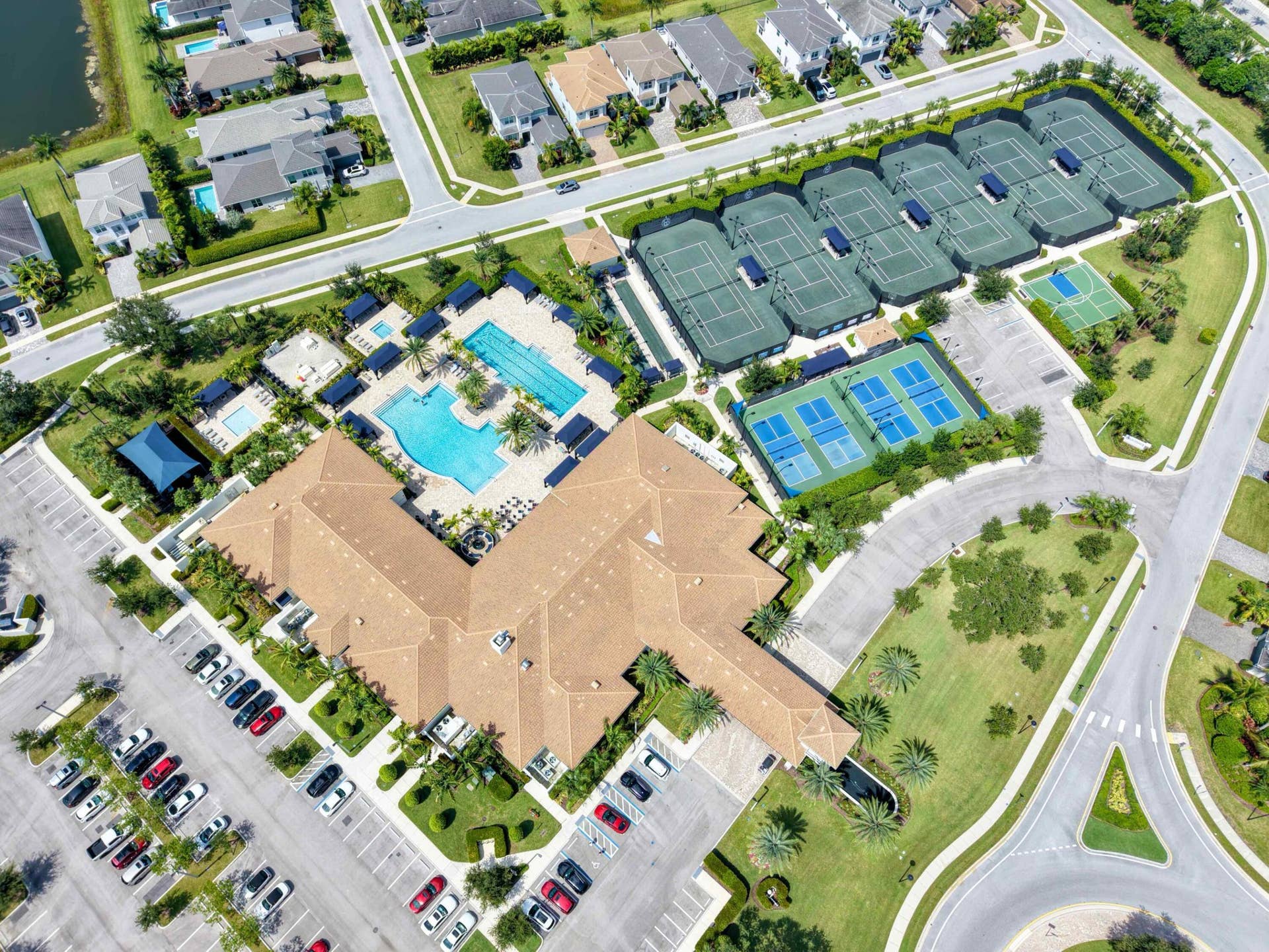Clubhouse Complex Bird Eye View