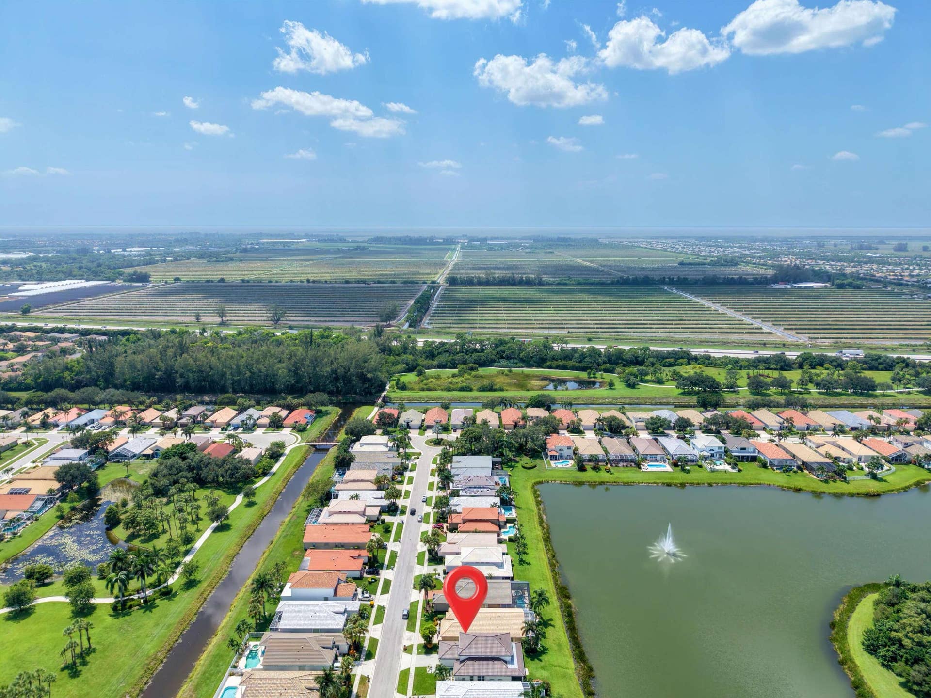 Panoramic to West