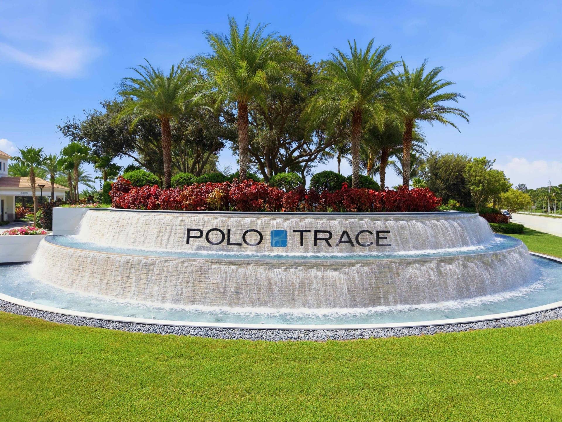 Community Entrance Waterfall Sign