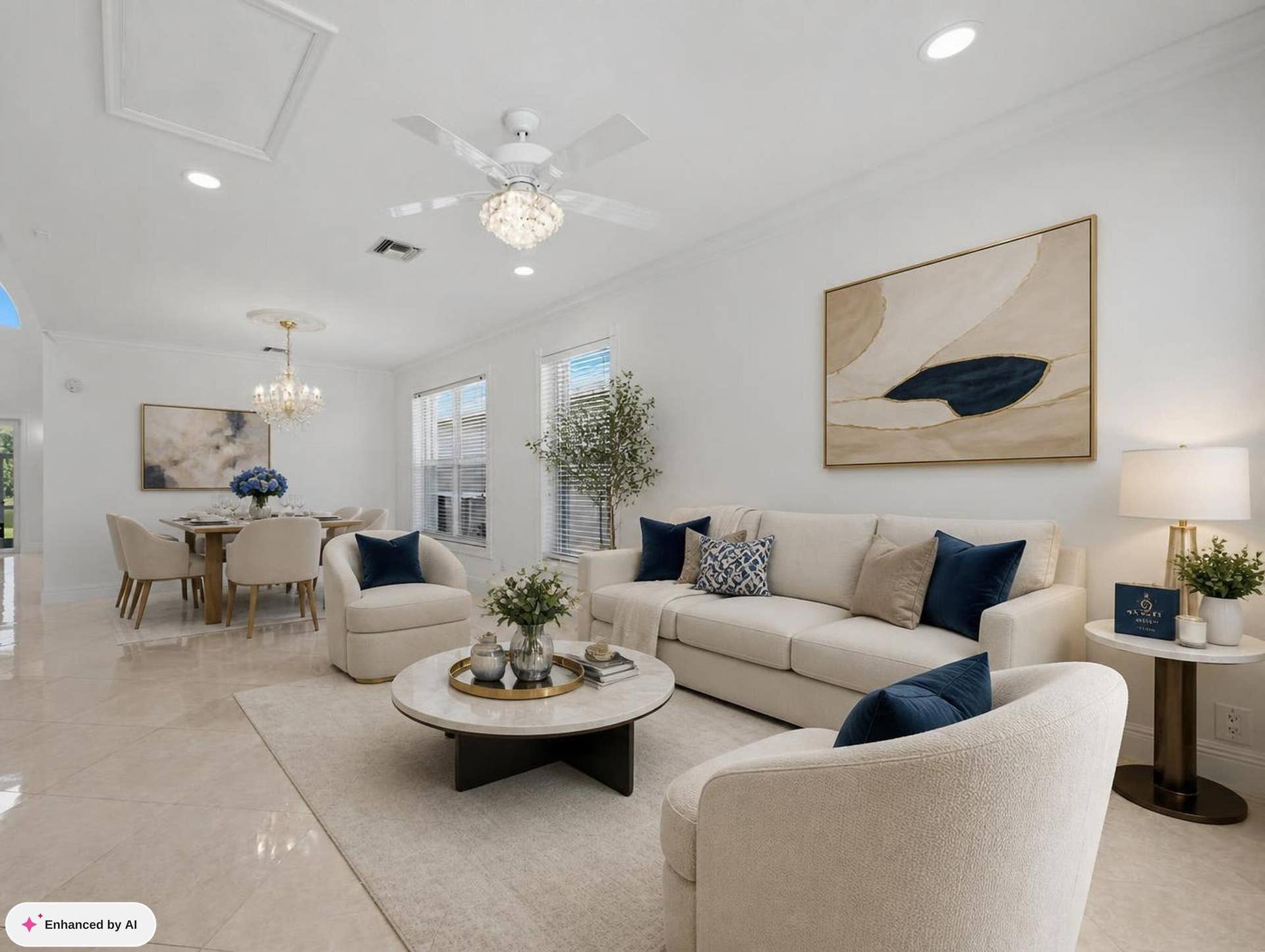 Living Dining Staged