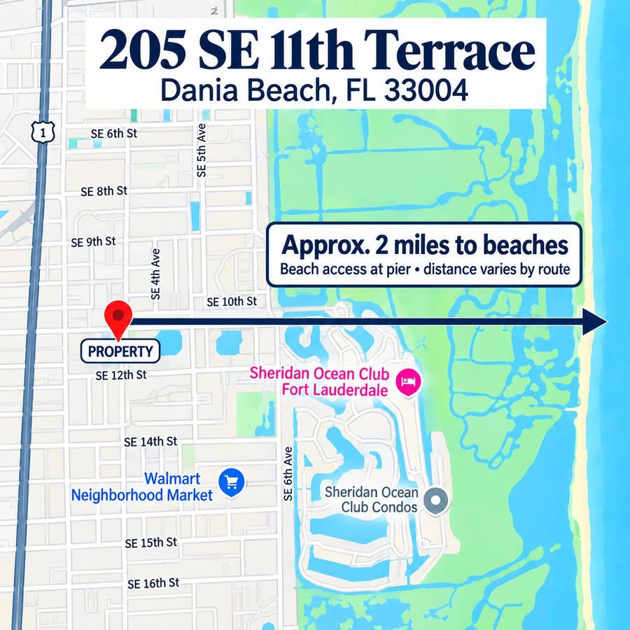 Property photo for 205 SE 11th Terrace, Dania Beach, FL