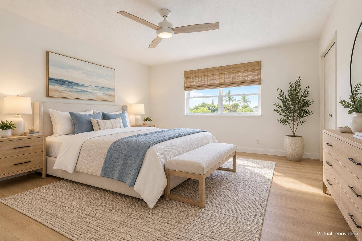 205 SE 11th Terrace, Dania Beach, FL 33004 Modern Pink Bedroom by the Window-4