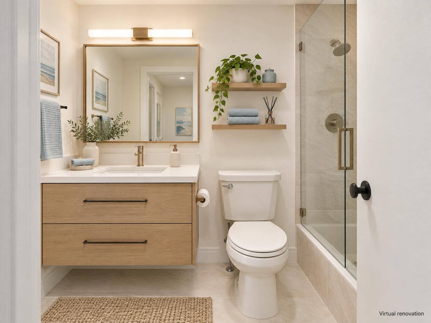 205 SE 11th Terrace, Dania Beach, FL 33004 Modern Florida-Style Bathroom Renovation
