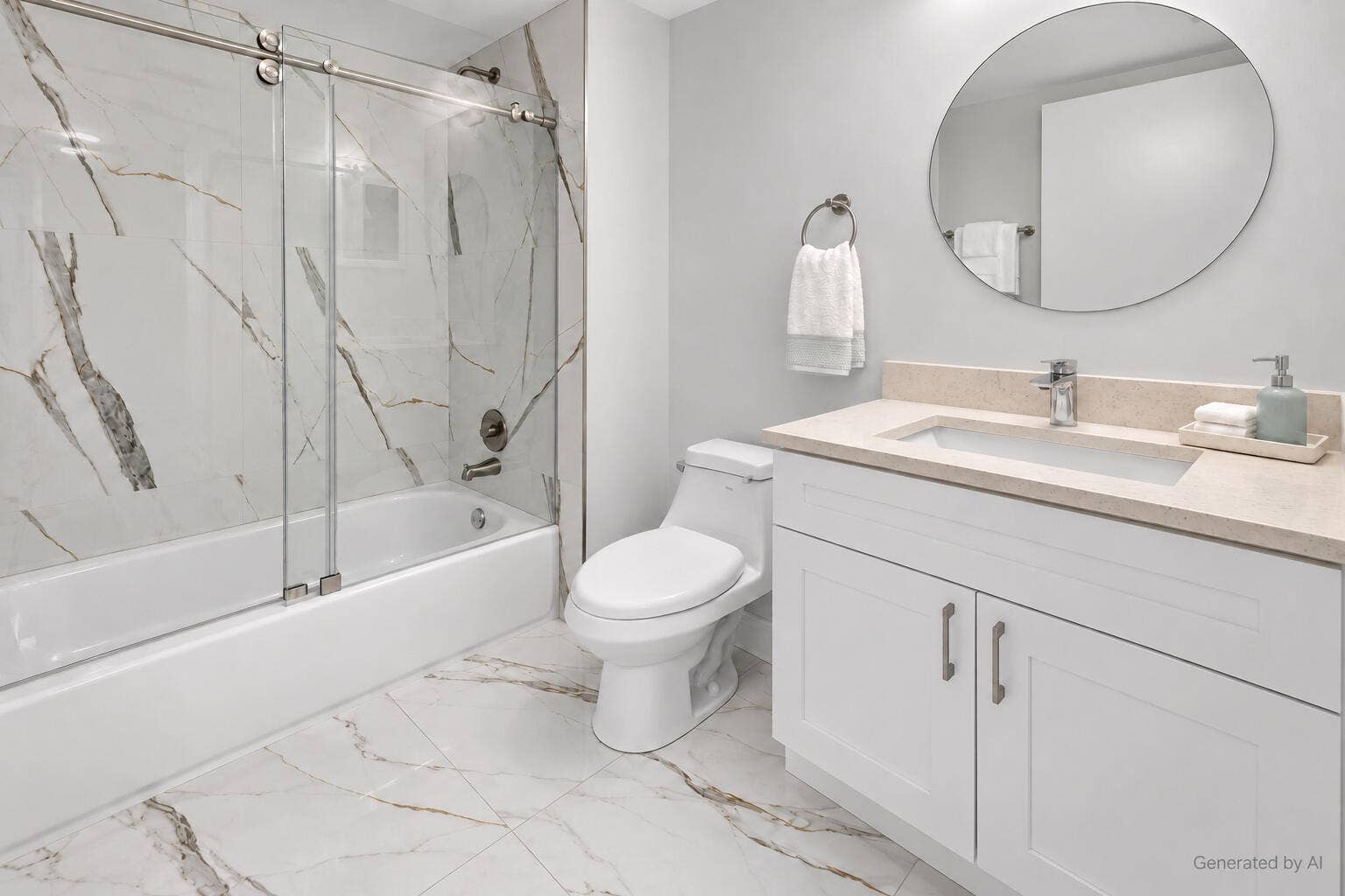 14527 BONAIRE Boulevard, #309, Delray Beach, FL 33446 09-Guest-Bathroom