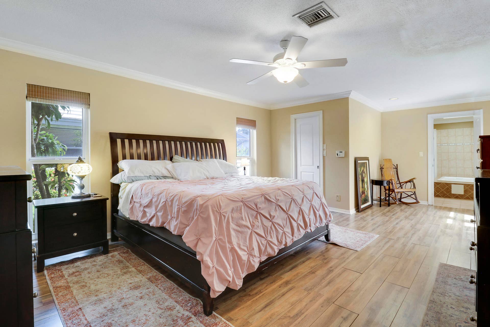6514 Timber Lane, Boca Raton, FL 33433 Spacious primary suite with private exterior access