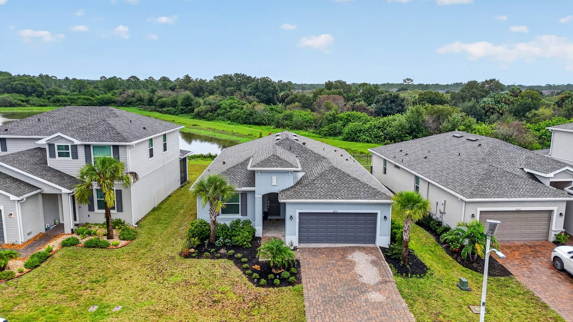 18737 Marlin Kite Lane, North Fort Myers, FL 33917 Drone Curb