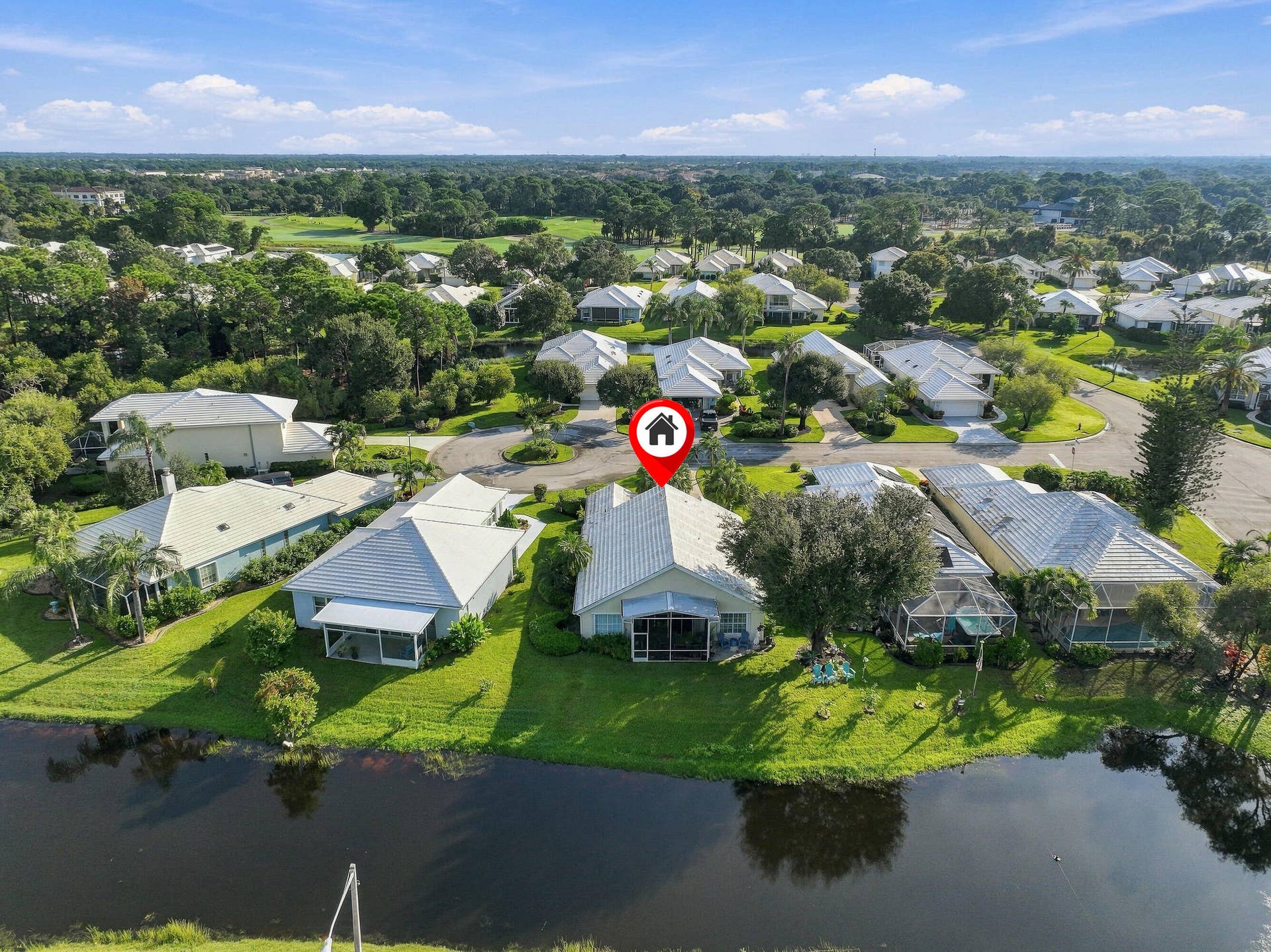 442 SW Fairway Vista, Port St Lucie, FL 34986 Aerial