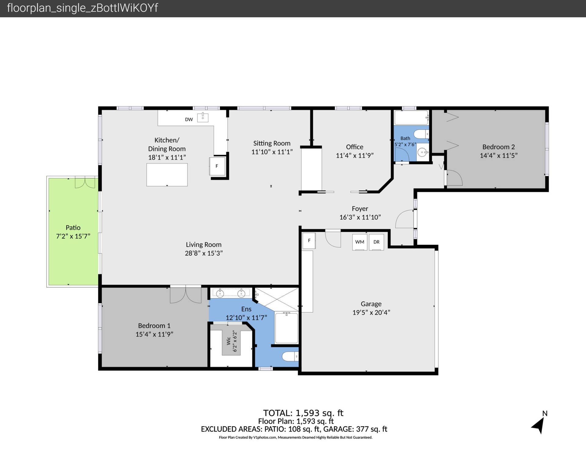 442 SW Fairway Vista, Port St Lucie, FL 34986 Floorplan