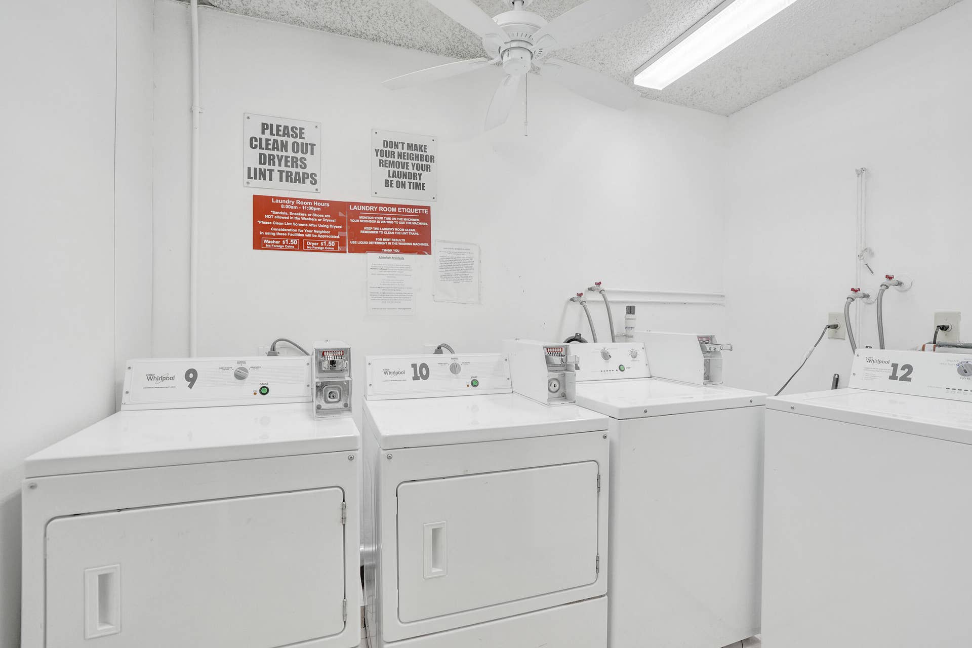 Common Laundry on the same floor and steps away from the Condo